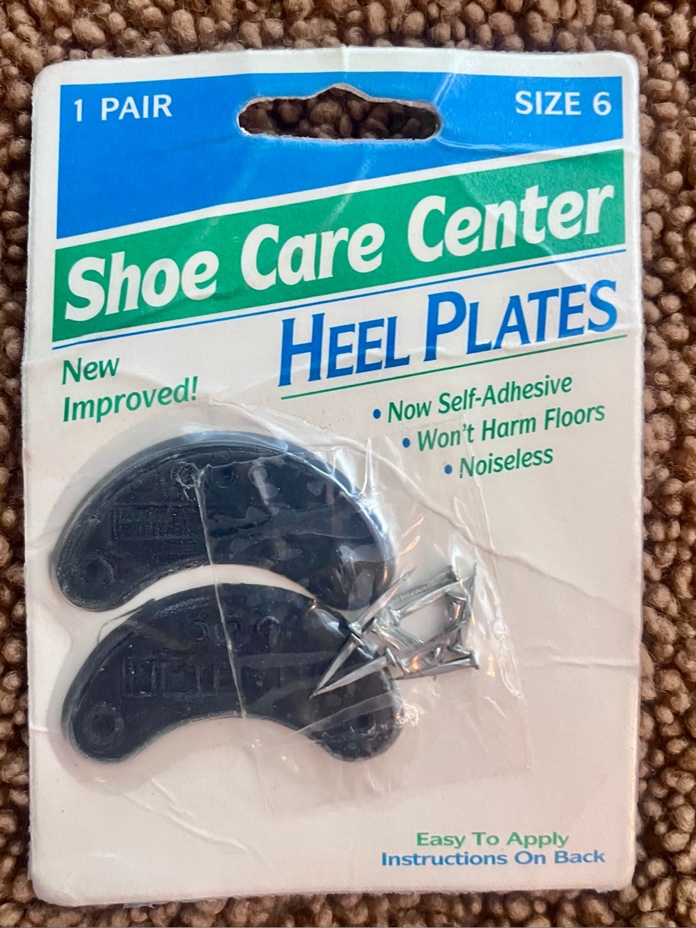 NEW Vintage Heel Plates Sz 6